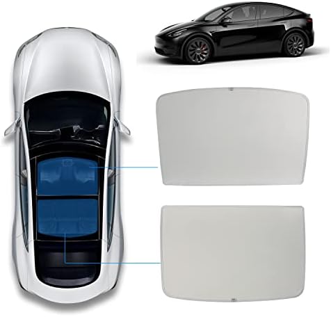 Topfit a Modell Y Napernyő, tetőtéri Ablak Szigetelés UV Sugarak ellen Védelmet Nap Árnyékban a Tesla Model Y Hő Blokkoló