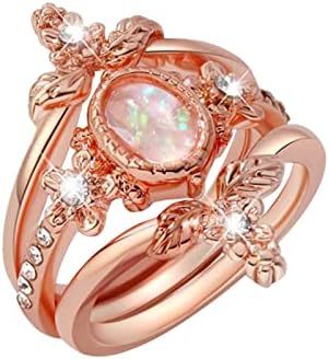 2023 Rose Arany Gyémánt Gyűrű a Nők, Eljegyzési Gyűrű, Ékszerek, Ajándékok, Sztreccs Gyűrű Női Ékszerek (Rose Gold, 11)