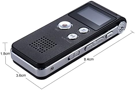 LAOJIA 8GB Intelligens Digitális Audio Hang Telefon Hangrögzítő Diktafon MP3 Lejátszó Hang Aktiválása VAR-A-B Ismétlődő