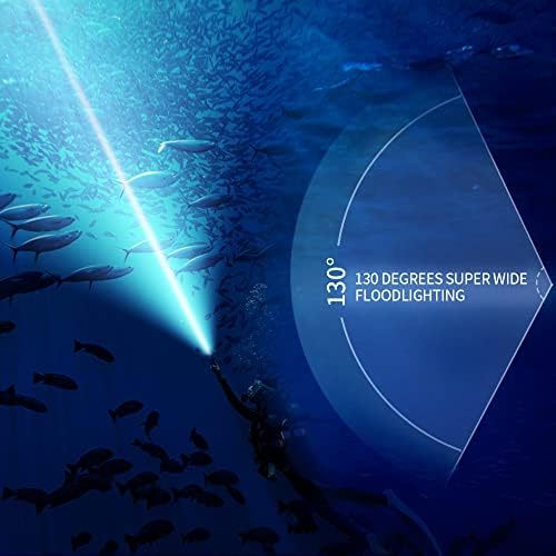 XTAR D30 1600 Lumen Búvárkodás Videó Fény, Színes LED-es Víz alatti Zseblámpa, 130 Fokos Széles Látószög Sugár, a Víz alatt