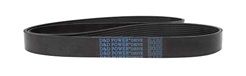 D&D PowerDrive 672K6 Poly V szíj, Gumi