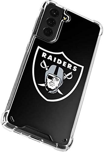 Skinit Tiszta Telefon Esetében Kompatibilis a Samsung Galaxy S21 Plusz 5G - Hivatalosan Engedélyezett NFL Las Vegas Raiders Nagy