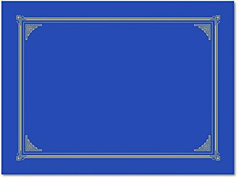 Geographics Fémes Raktáron Dokumentum Fedelet, 9.75 x 12,5 Cm, Metál Kék (47401)
