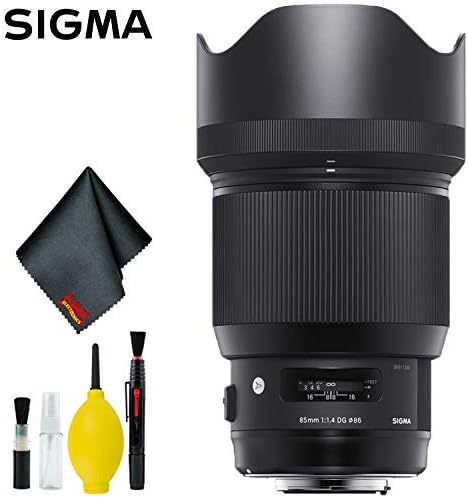 Sigma 85mm f/1.4 DG HSM Művészeti Objektív Canon EF-Hegy (USA), Standard Csomag V2 a 6AVE Deluxe Kamera Lencse Tisztító Készlet