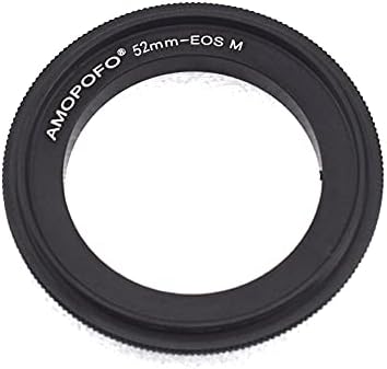 52mm-EOS M Makró Fordított Mount Adapter Gyűrű,& a Canon EOS M-Hegy tükör nélküli Fényképezőgép M1 M2 M3 M5 M6 M10 M50 M100,Makró