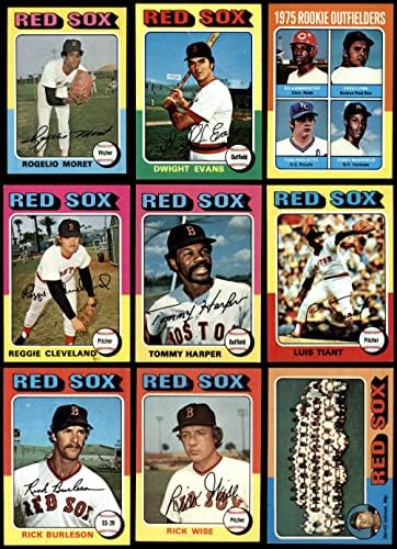 1975 Topps Boston Red Sox Csapat készen áll a Boston Red Sox (Set) NM Red Sox