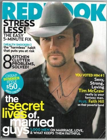 Tim McGraw aláírt Redbook Teljes Magazin június 2005 - Hologram DD63025 - SZÖVETSÉG Igazolt - Zene Magazin