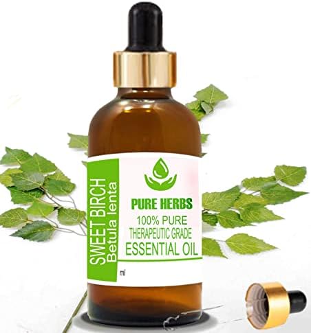 Tiszta Gyógynövények, Kedves Nyírfa (Betula lenta) Pure & Natural Therapeautic Minőségű illóolaj Cseppentő 15ml