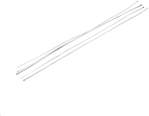 X-mosás ragályos 900mm Hosszú 4.6 mm Széles Rozsdamentes Acél Permetezni Kábel Nyakkendő 5 DB(900 mm, de largo 4.6 mm-es, de az ancho