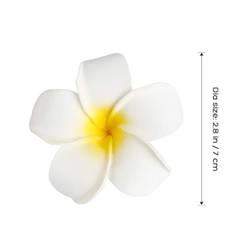 FRCOLOR Női Hawaii Plumeria Virág hajcsat Esküvői Menyasszonyi Hajtű Csatot Haj Tartozékok - 10 Db