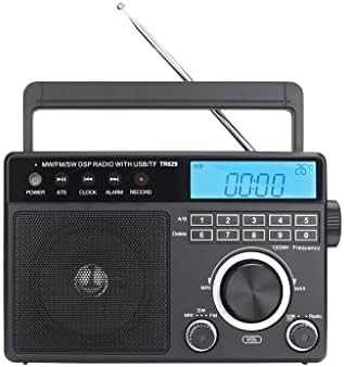 LMMDDP Hordozható Retro Rádió Digitális MP3 Lejátszó Hangerő Nagy Hangszóró