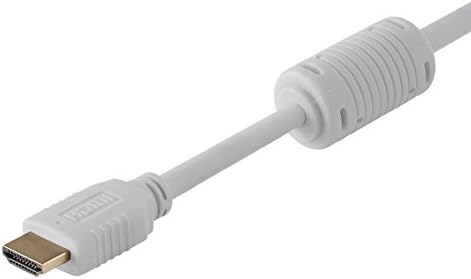 Monoprice HDMI High Speed Kábel - 3 Láb - Fehér, 4K@60Hz, HDR, 18Gbps, YUV 4:4:4, 28AWG - Válasszuk a Sorozat