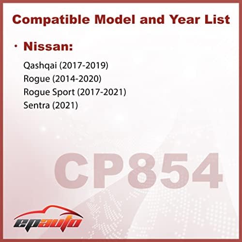 EPAuto CP854 (CF11854) Kabin légszűrőt tartalmaz Aktív Szén helyett Nissan Rogue (2014-2020), Rogue Sport (2017-2021)
