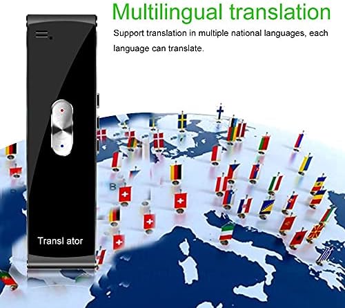 CXDTBH Hordozható Mini Smart Fordító 70 Nyelvek kétirányú Valós idejű, Azonnali Hang Fordító ALKALMAZÁS (Szín : D)