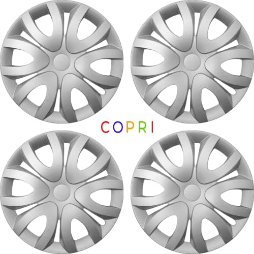 Copri Készlet 4 Kerék Fedezze 15 Coll Ezüst Dísztárcsa Snap-On Illik BMW