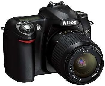 Nikon D50 6.1 MP Digitális TÜKÖRREFLEXES Fényképezőgép 18-55mm & 55-200mm Nikkor Objektívek (RÉGI MODELL)