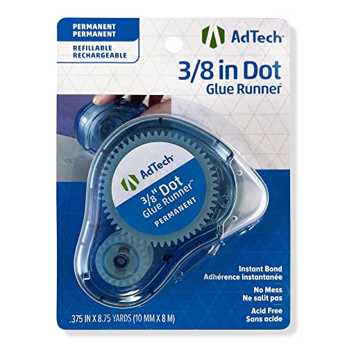 12 Csomag: AdTech® 3/8; Dot Ragasztó Futó™ Állandó