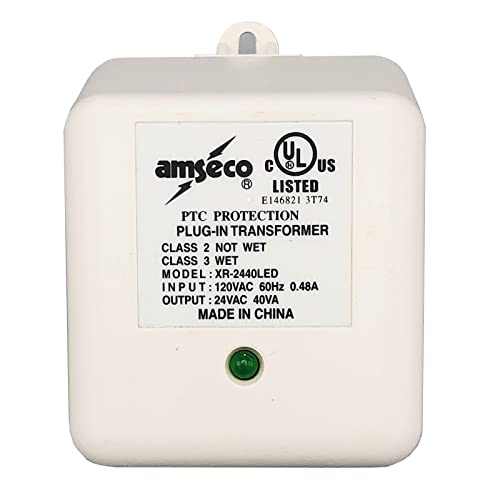 Amseco XR-2440LED Plug-in Transzformátor PTC Védelem, 24v ac 40VA