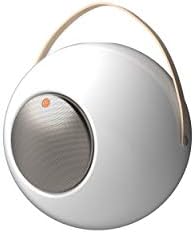 Ivation EUPHO E3 Bluetooth Gömb Vezeték nélküli Beltéri/Kültéri Hangsugárzó (Fehér) Szilárd Cserélhető Fa Lábakkal