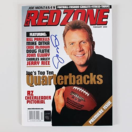 Joe Montana Aláírt Magazin 49ers – COA Játékos Hologram - Dedikált NFL Magazinok