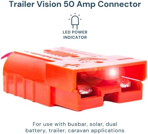 Pótkocsi Látás 50 Amp Anderson-Csatlakozó a Boot - SB50 50A Quick Connect/Disconnect Csatlakozó Kompatibilis Port Kábel Köpeny