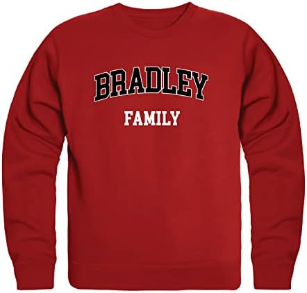 W Köztársaság Bradley Egyetem Bátrabbak Családi Gyapjú Sleeve Pulóver