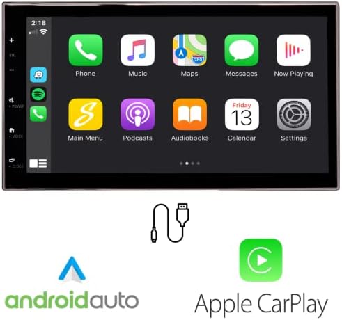 6.8 Érintőképernyő Rádió Wrangler JK 2007-2018, Apple CarPlay & Android Automatikus, a Bluetooth-Kapcsolatot, Can-Busz Interfész,