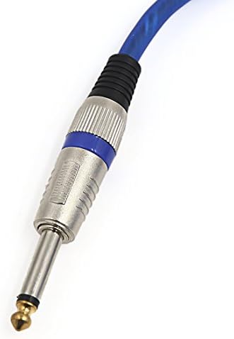uxcell 1,5 m Kék 3Pin XLR Férfi-6,5 mm-es TRS Férfi, Mikrofon, Sztereó Audio Kábel Vezeték