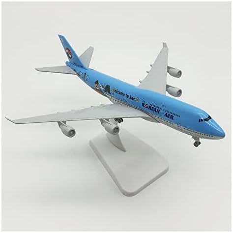 APLIQE Repülőgép Modellek 20cm Ötvözet Fém Alkalmas a Korean Air Boeing 747-es boeing B747 Légitársaság Repülőgép Modell Kerekes