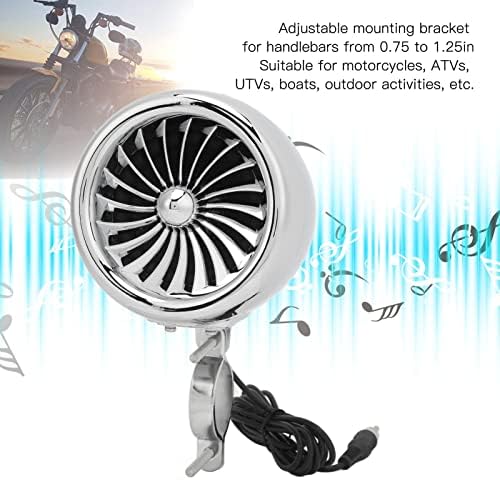 Motoros Sztereó Hangszórók, 1000W 4 Csatorna Audio Erősítő Sztereó Hangszórók Beállítása Bluetooth-5.0 FM Rádió-USB-AUX Port IP56