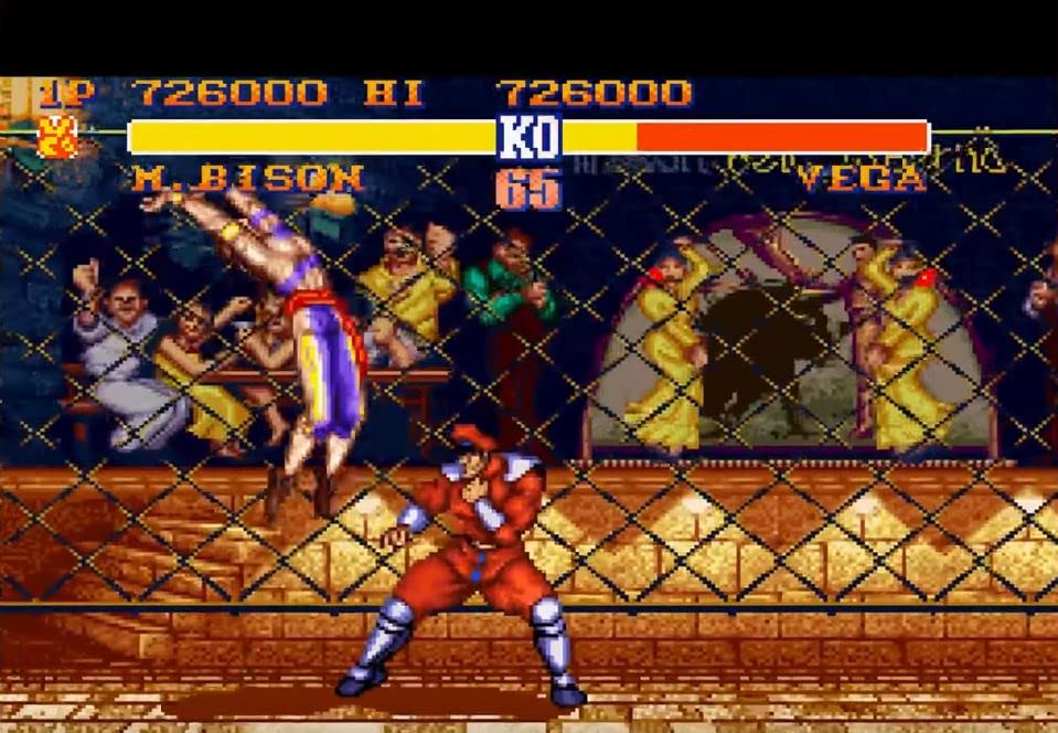 Street Fighter II Champion Edition (Világ Harcos) SNES - 16 Bit Patron a Super Nintendo Nagyon ritka