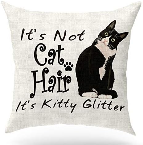 Ez Nem Macska Szőr Kitty Csillogó, Macska Párnát az Esetben, Ajándékok Macska Kisállat Szerető, Macska szerelmes Ajándékok, Macska