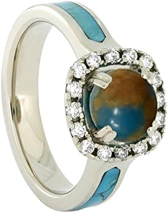 2023 Női Türkiz Gyűrű Gyémánt Cirkónia Eljegyzési Gyűrű jegygyűrű Aranyos Állat Gyűrűk (Zöld, 10)