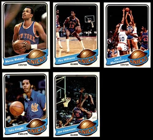 1979-80 Topps New York-i Knicks Csapat Set New York Knicks (Set) NM Knicks