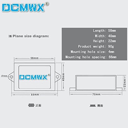 DCMWX boost feszültség átalakító 12V fokozzák, hogy 13.8 V lépés autó power inverter Bemeneti DC 9V-13V Kimeneti 13.8V5A vízálló teljesítmény