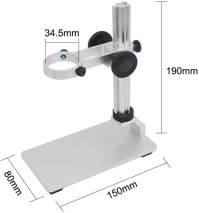 Mikroszkóp Kiegészítők Mikroszkóp Emelése Csökkenti Dolgozik Színpadon Alumínium Ötvözet USB Digitális Mikroszkóp Gyűrű Jogosultja