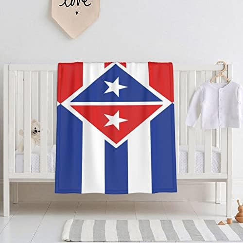 Puerto Ricó-I Zászló Vs Kubai Zászló Pólya Nagyon Puha Takaró Babatakaró Baba Essentials Baba Komfort Takaró 30X40