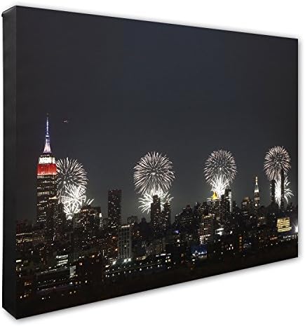 Július 4-én Látványos Tűzijáték NYC Vászon Kép
