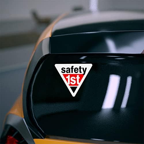IRONSKY 2 Pár Biztonságos Vezetés Figyelmeztetés autó Matrica Safety 1st autó Matrica a Vicces Ablak Csomagtartóban Lökhárító