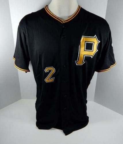 2013 Pittsburgh Pirates Robert Andino 2 Játék Kibocsátott Fekete Jersey PITT32930 - Játék Használt MLB Mezek