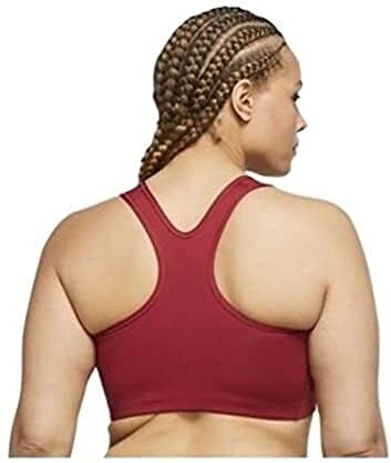 Nike Swoosh Női Közép-Támogatja a Nem-Párnázott Sport Melltartó (Plus Size)