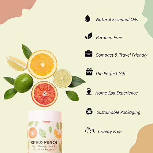Egyéni Gondozási - Zuhany Gőzhajók - 10 Citrus Zuhany Bomba Aromaterápiás Relaxációs. Üdítő Ajándék Anyák, Nők, Férfiak, Barátok. Édes