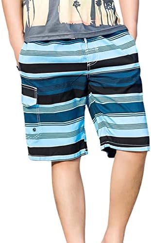Július 4-Férfi Rövidnadrág Férfi ruházat úszógatya molett Fürdőruha Derék Rugalmas, Lélegző USA Zászló Nyomtatás Úszni Megfelel