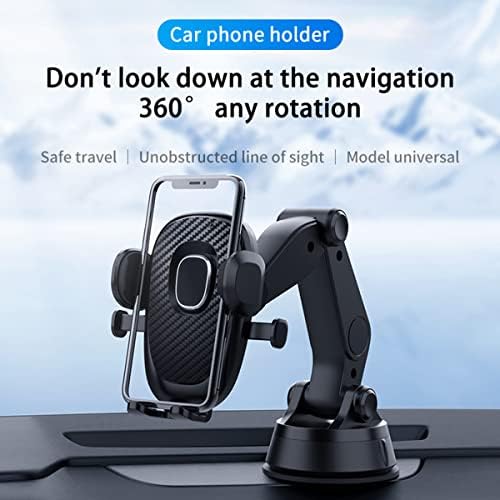 YANPHCE Autós Telefon tartó Hegy, a Gravitáció autótelefon-Hegy Egyik Kezével Működés, 360° Forgatható Autós Telefon tartó Műszerfal,