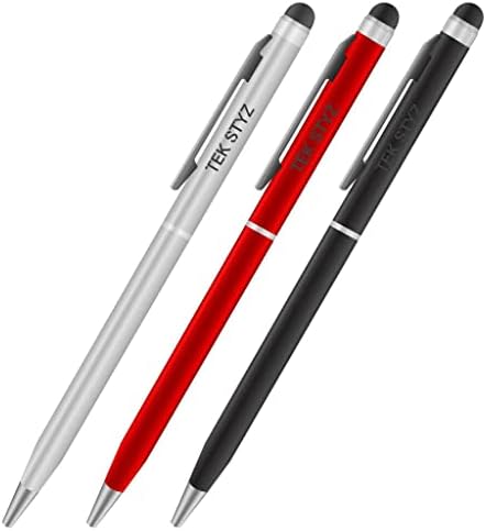 PRO Stylus Toll Gionee Elife E7 Tintával, Nagy Pontosságú, Extra Érzékeny, Kompakt Formában az érintőképernyők [3 Pack-fekete-Piros,