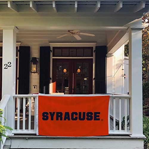 Syracuse-i Egyetem Zászló SU Cuse Narancssárga Zászló Banner Poliészter Beltéri Kültéri 3x5 (Stílus 4)