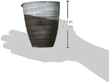 光陽陶器 Fekete Föld Tej Fehér, Hűtő, 約8×11cm, Zöld