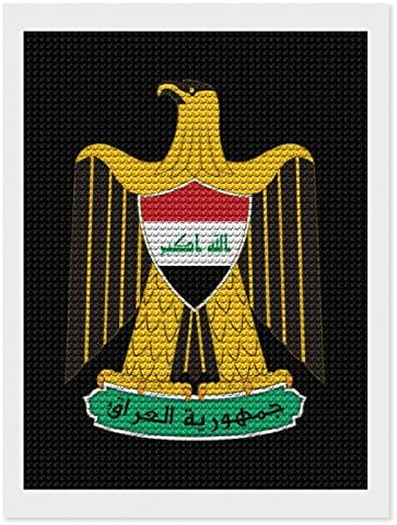 A címer az Iraki Egyéni Gyémánt Festmény Készletek Festék, Art Kép a Számok Haza Fali Dekoráció 12x16