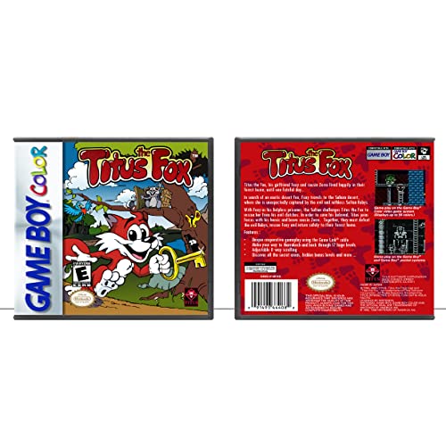 Titus a Fox | (GBC) Game Boy Color - Játék Esetben Csak Nincs Játék