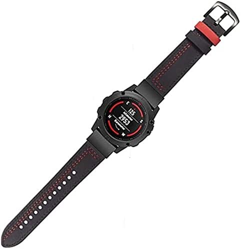 DZHTUS Sport Bőr Watchband Szíj, a Garmin Fenix 6X 6 Pro 5X 5 + 3 HR 935 945 22 26mm EasyFit gyorskioldó Okos karkötő
